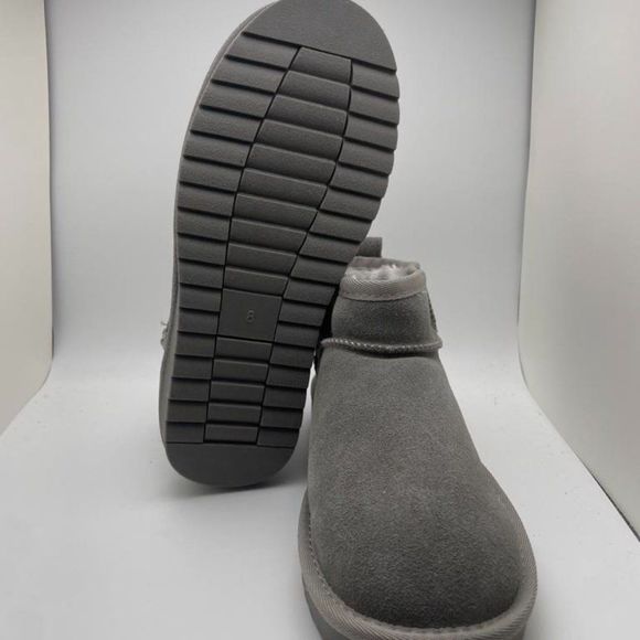 CUSHIONAIRE Women's Cozy pull on boot GREY 8 - Picture 5 of 6